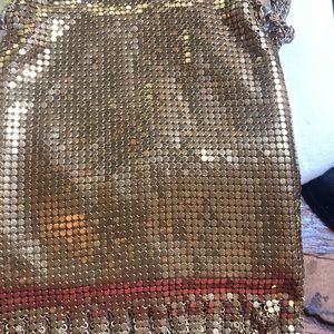 2 antique mesh handbags